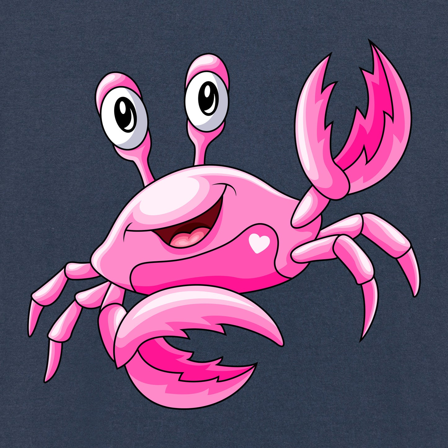 Detailansicht aus der Pinktober Kollektion mit Krebs Motiv.
