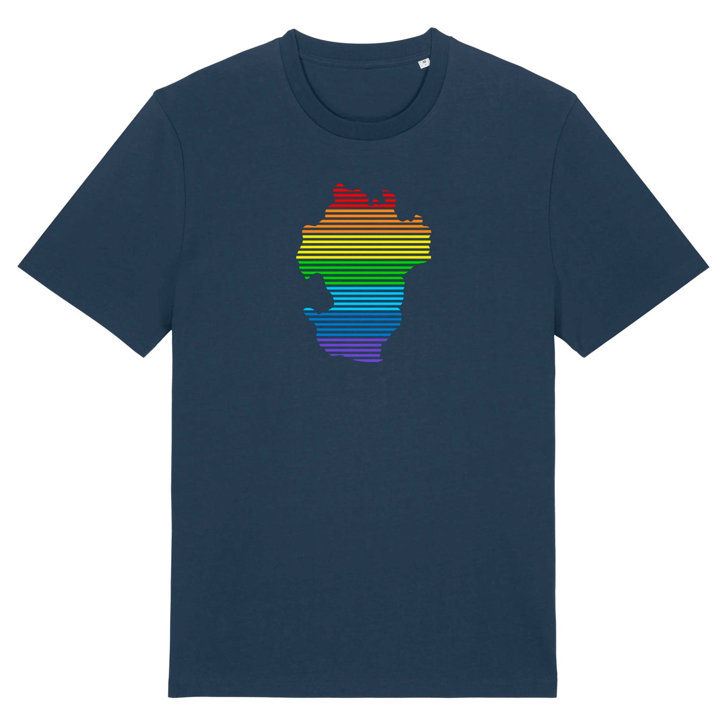 T-Shirt (Unisex) Dithmarschen Streifen Regenbogen
