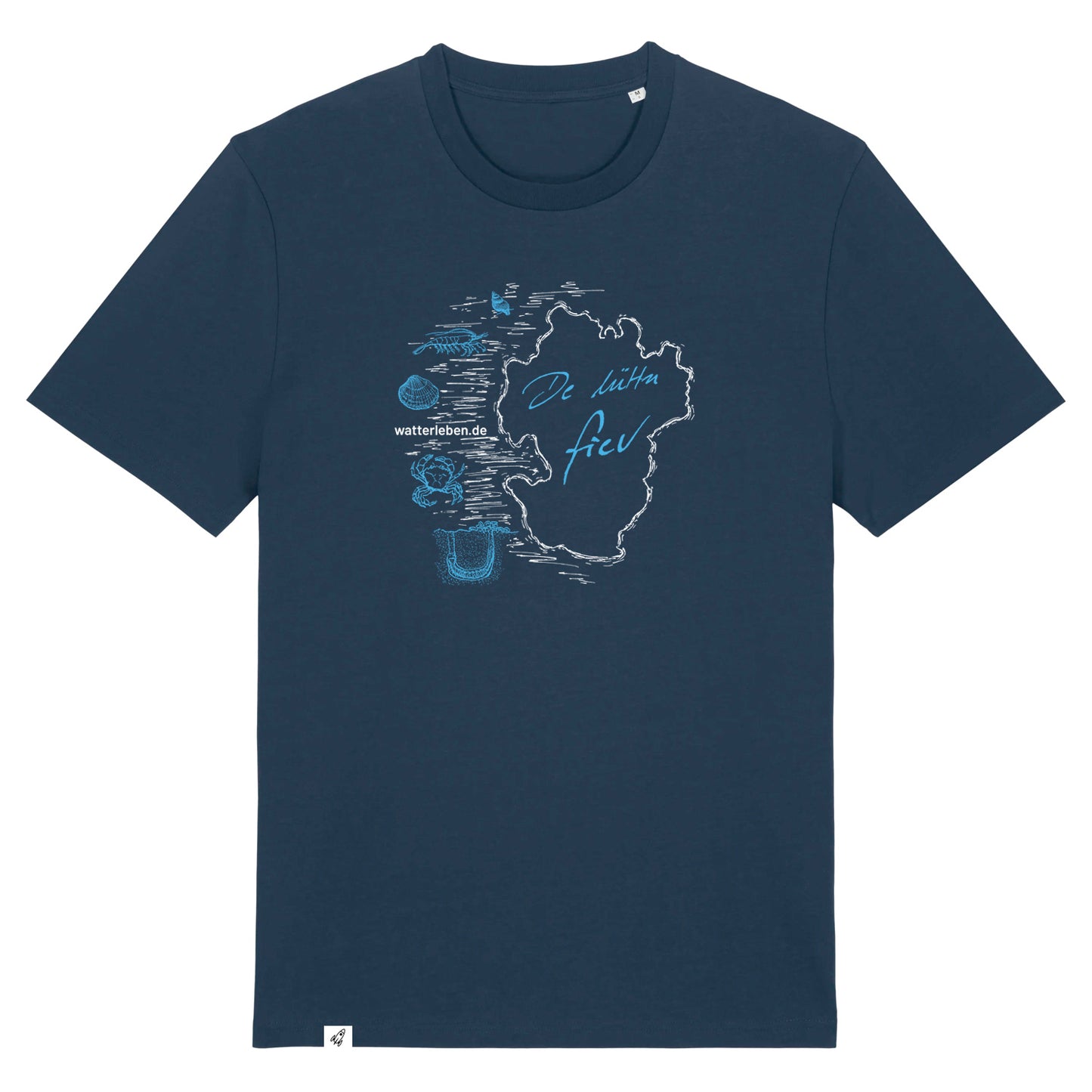 T-Shirt (Unisex / NORMAL) watterleben.de - De lüttn fiev