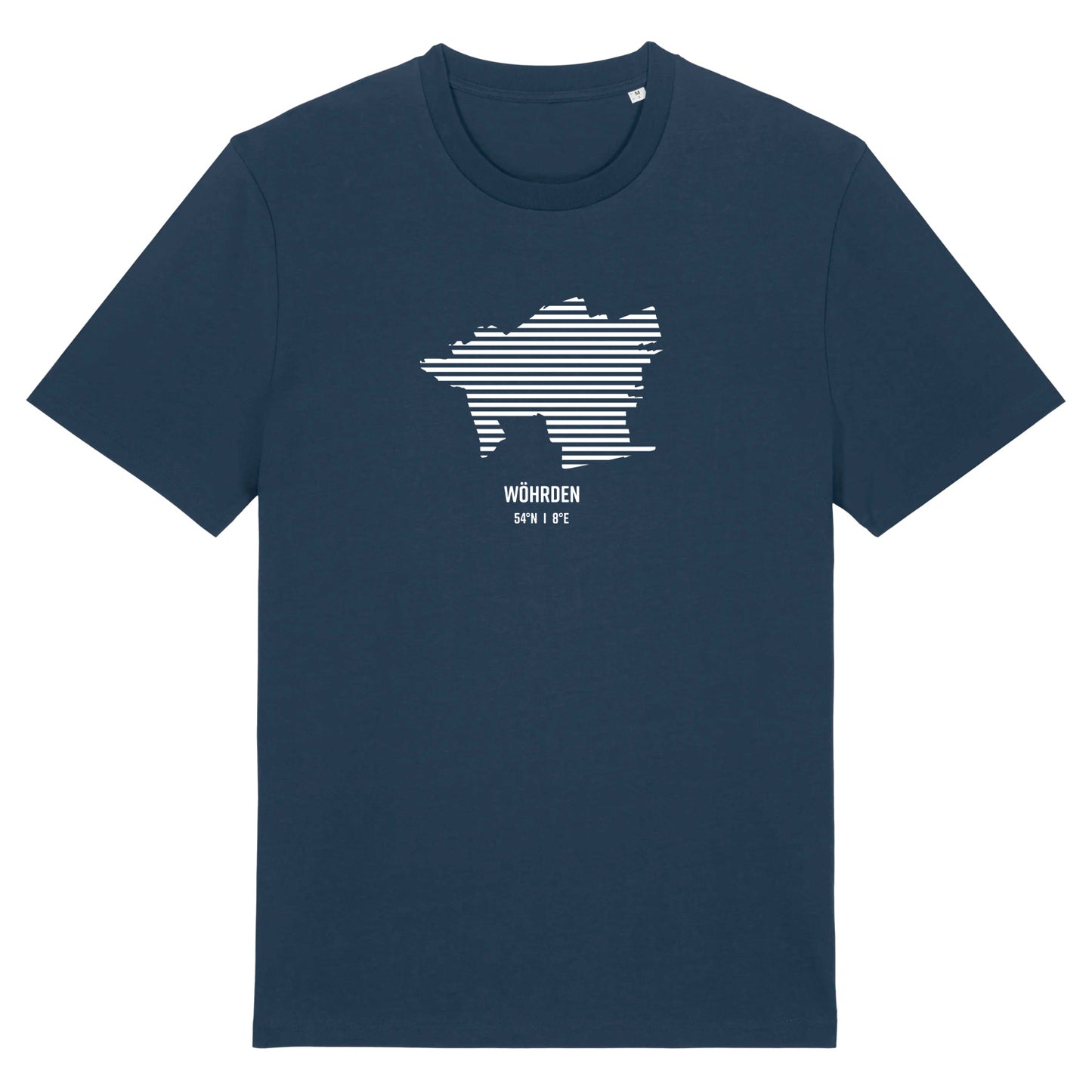 T-Shirt (Unisex / NORMAL) Wöhrden Streifen weiß