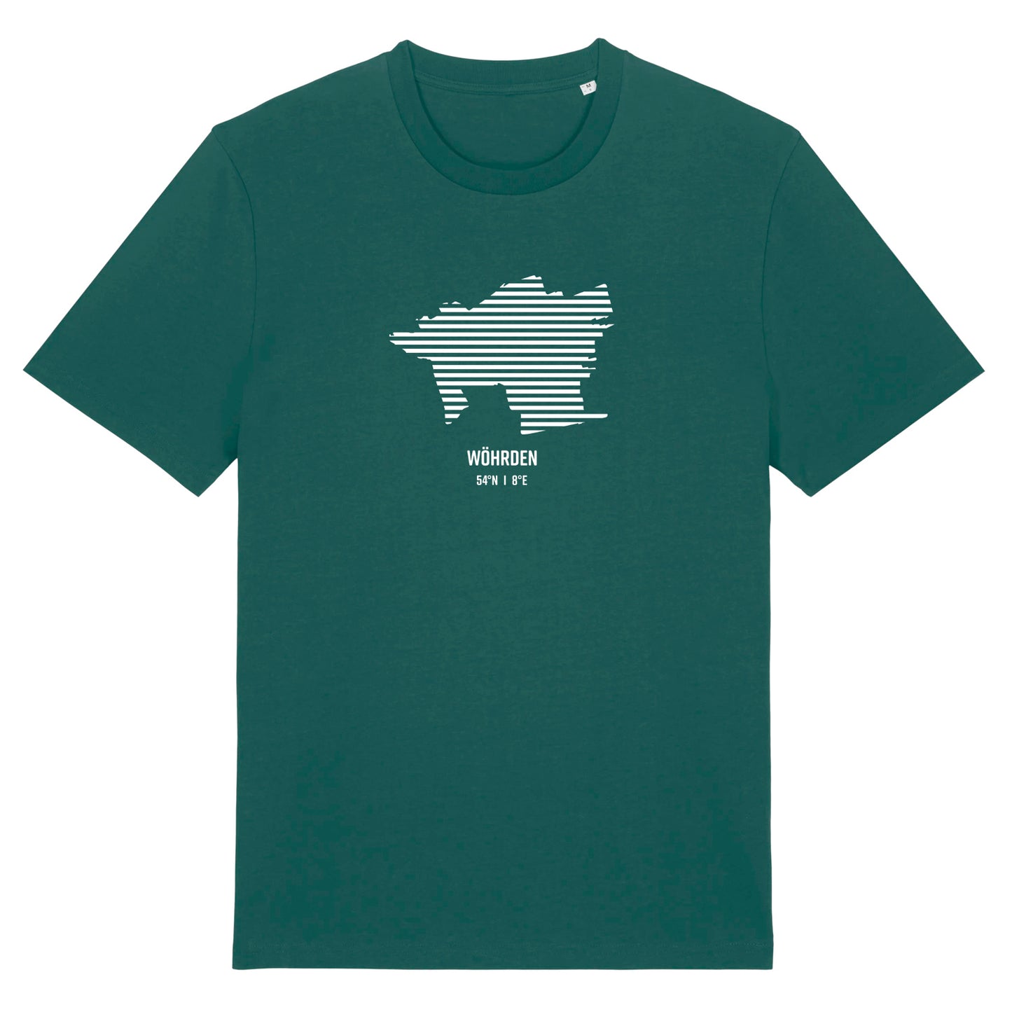 T-Shirt (Unisex / NORMAL) Wöhrden Streifen weiß