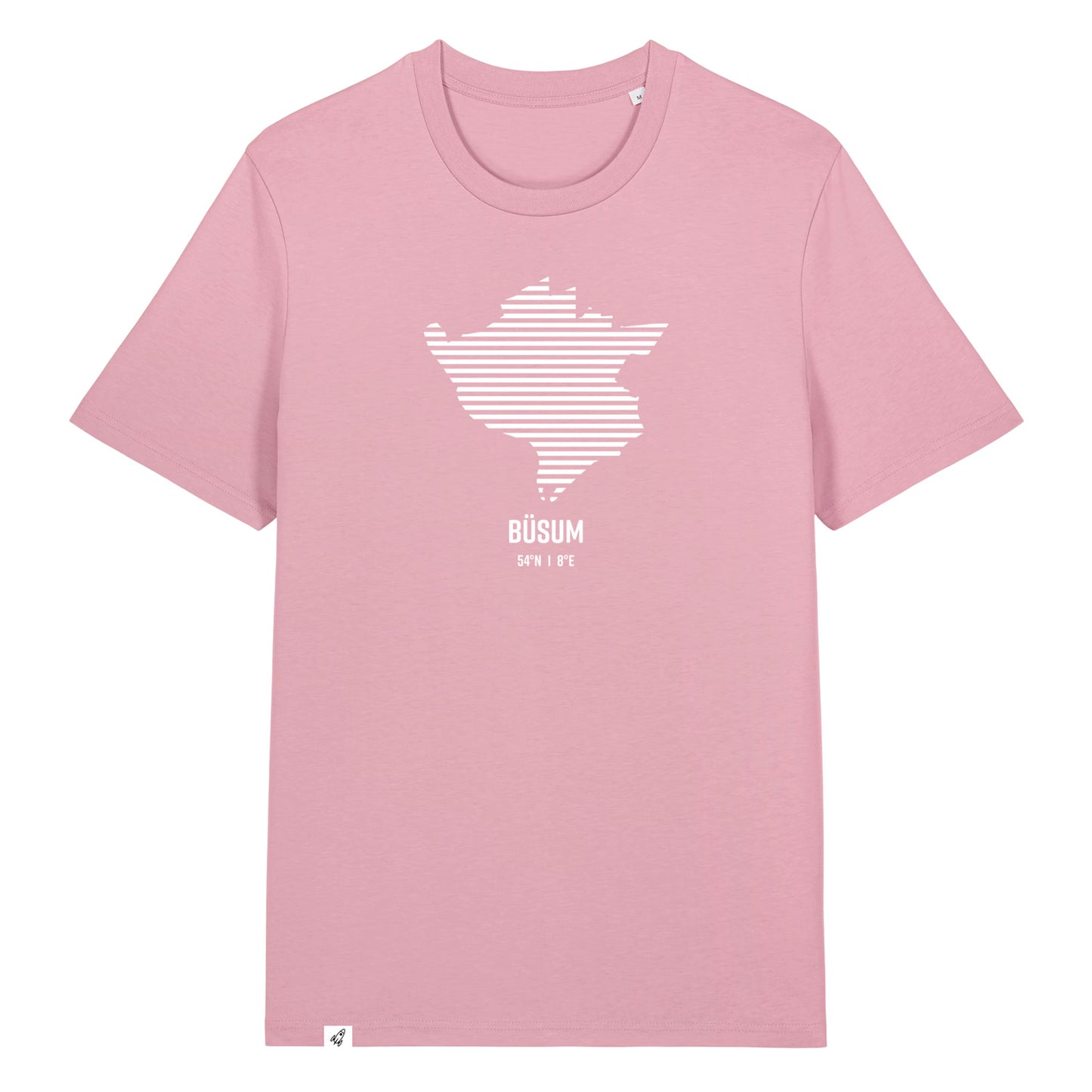 T-Shirt (Unisex / NORMAL) Büsum Streifen weiß