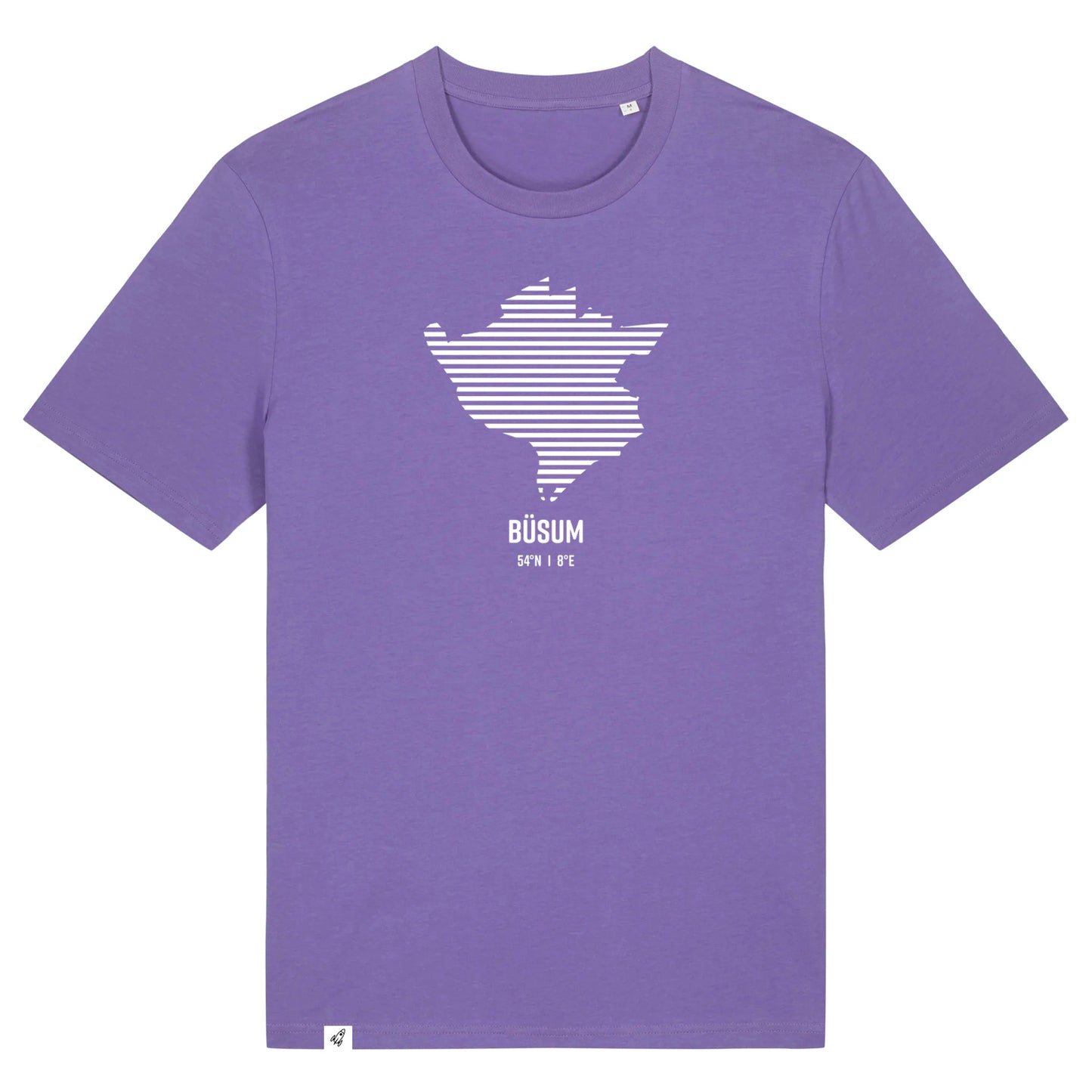 T-Shirt (Unisex / NORMAL) Büsum Streifen weiß