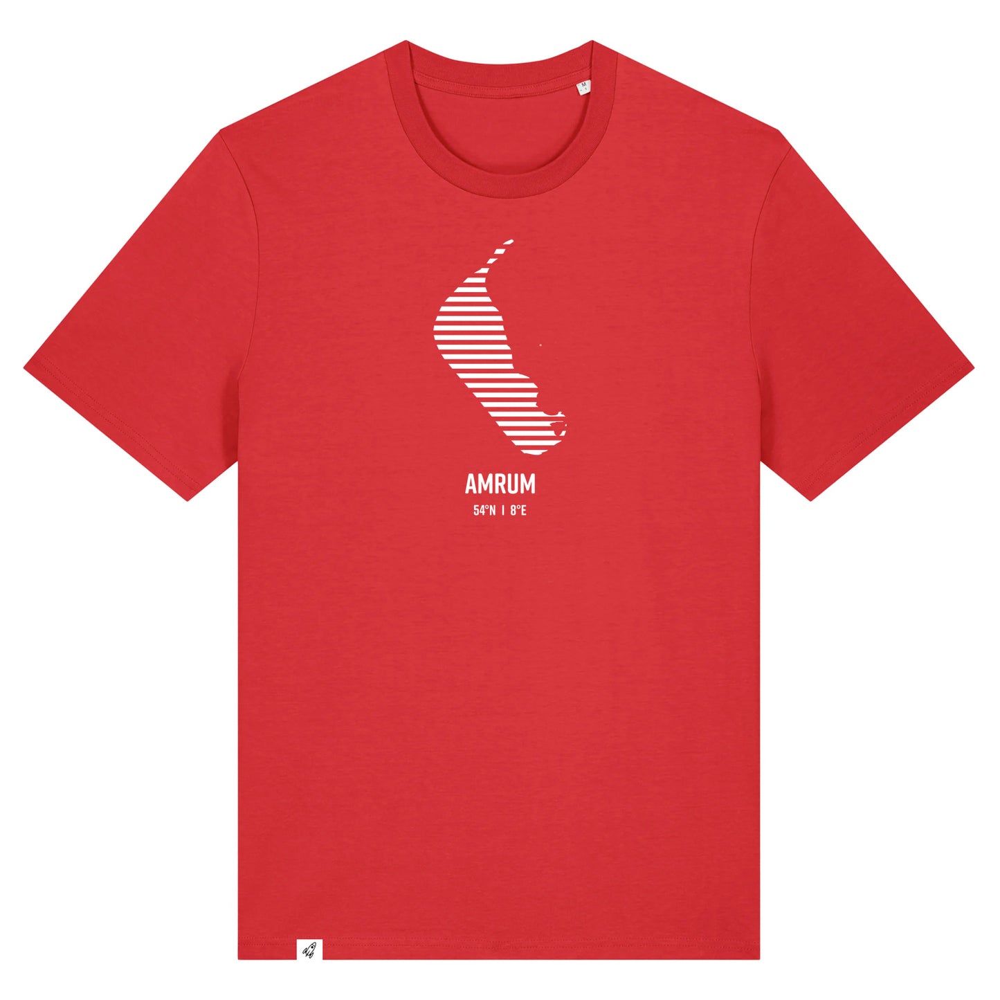 T-Shirt (Unisex / NORMAL) Amrum Streifen weiß