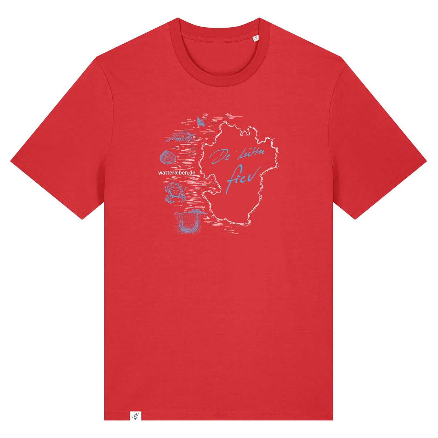 T-Shirt (Unisex / NORMAL) watterleben.de - De lüttn fiev