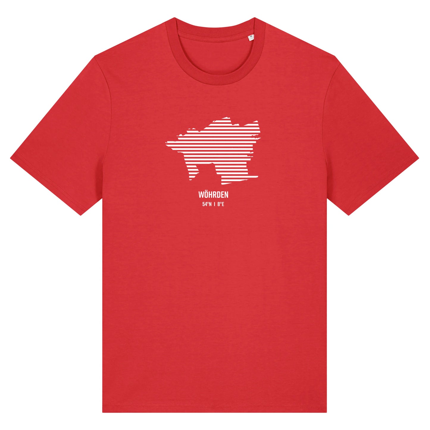 T-Shirt (Unisex) Wöhrden Streifen weiß