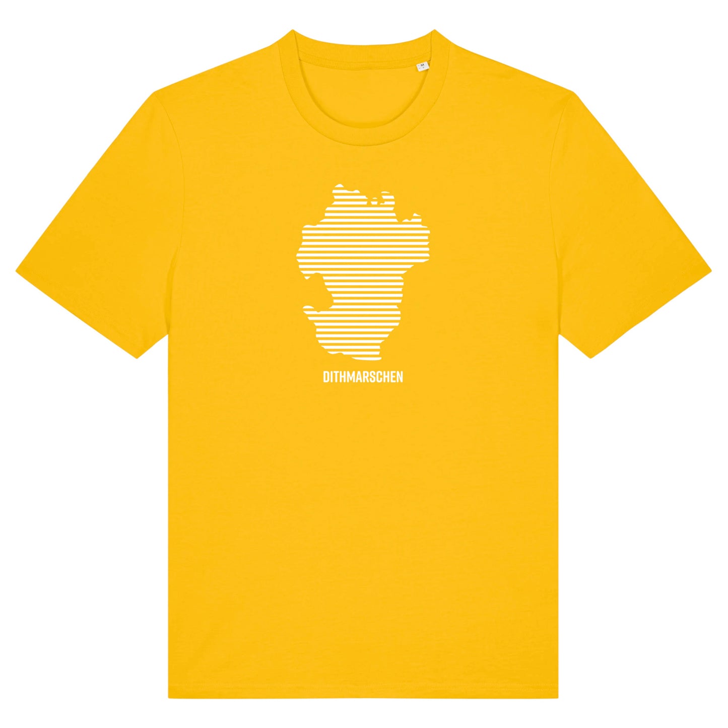 T-Shirt (Unisex) Dithmarschen Streifen weiß