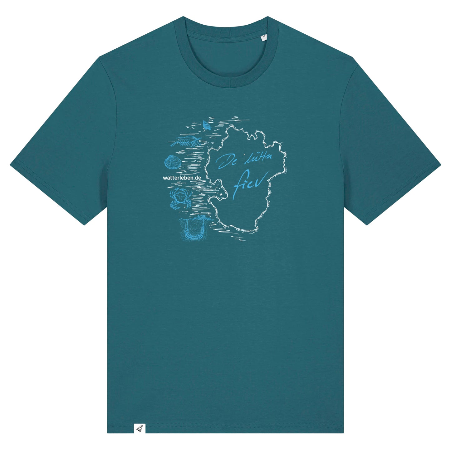 T-Shirt (Unisex / NORMAL) watterleben.de - De lüttn fiev
