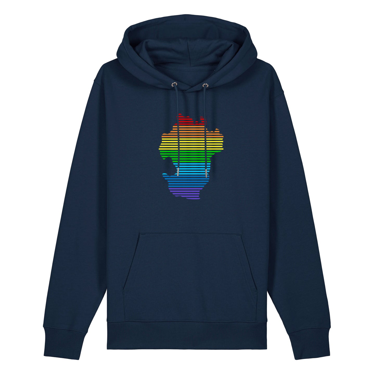 Hoodie (Unisex) Dithmarschen Streifen Regenbogen