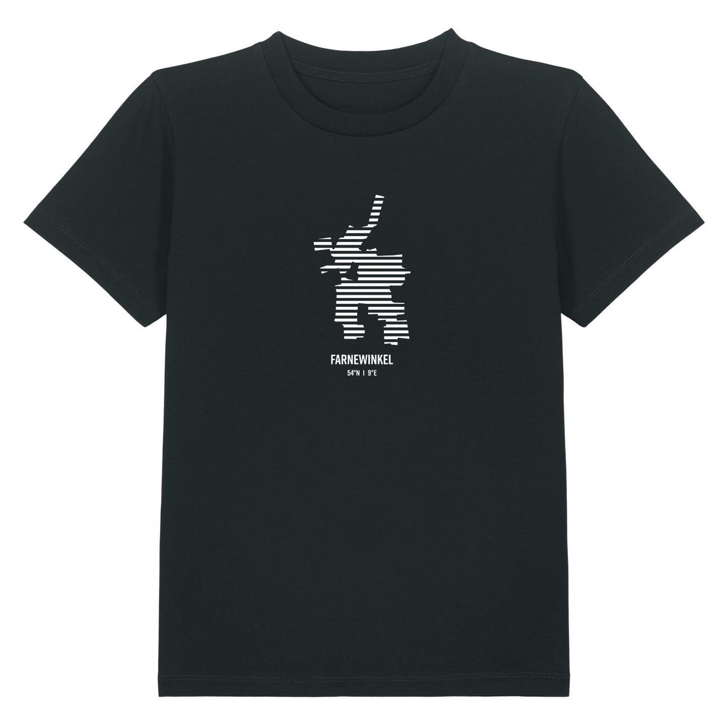 T-Shirt (Kinder) Nindorf Farnewinkel Streifen Weiß