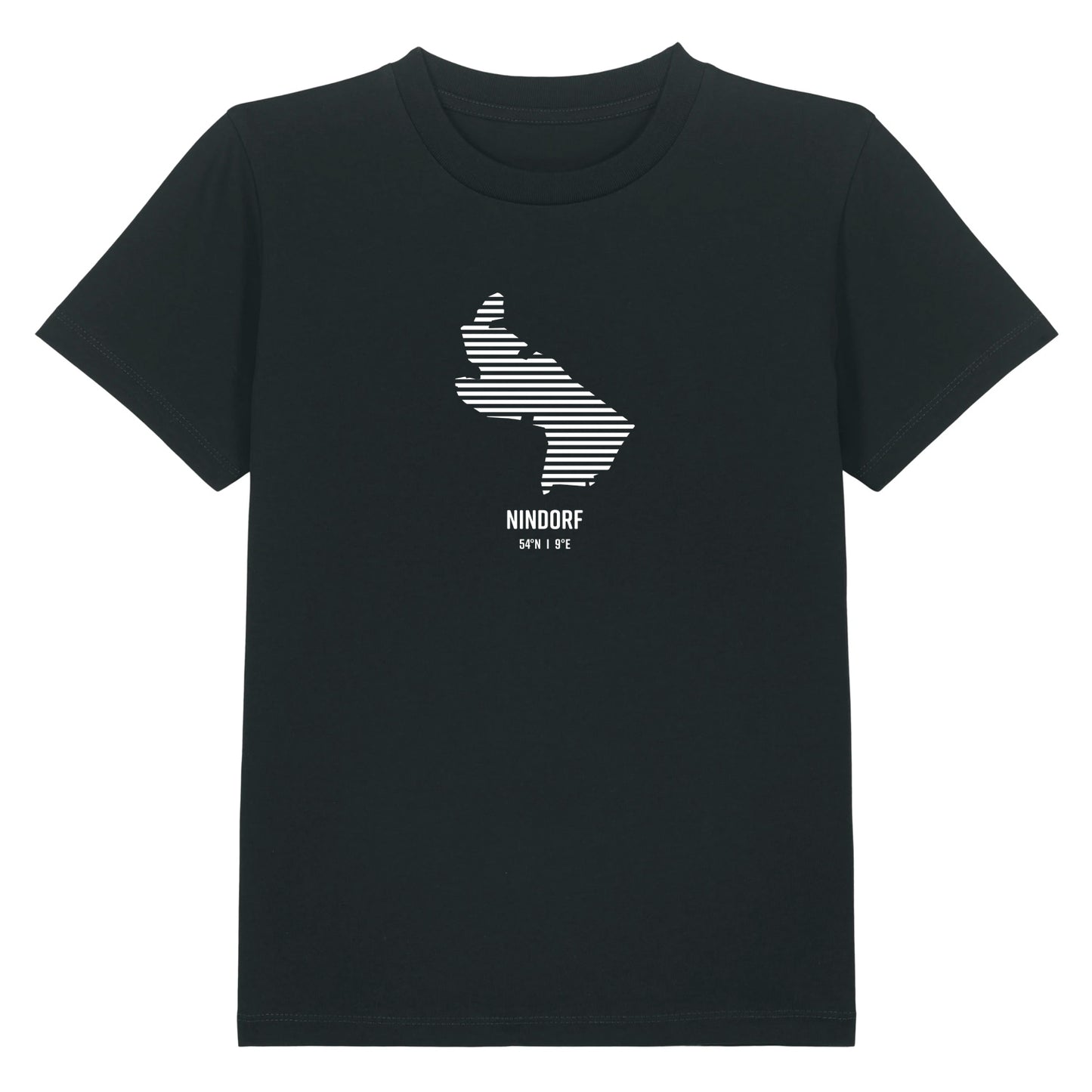 T-Shirt (Kinder) Nindorf Streifen Weiß
