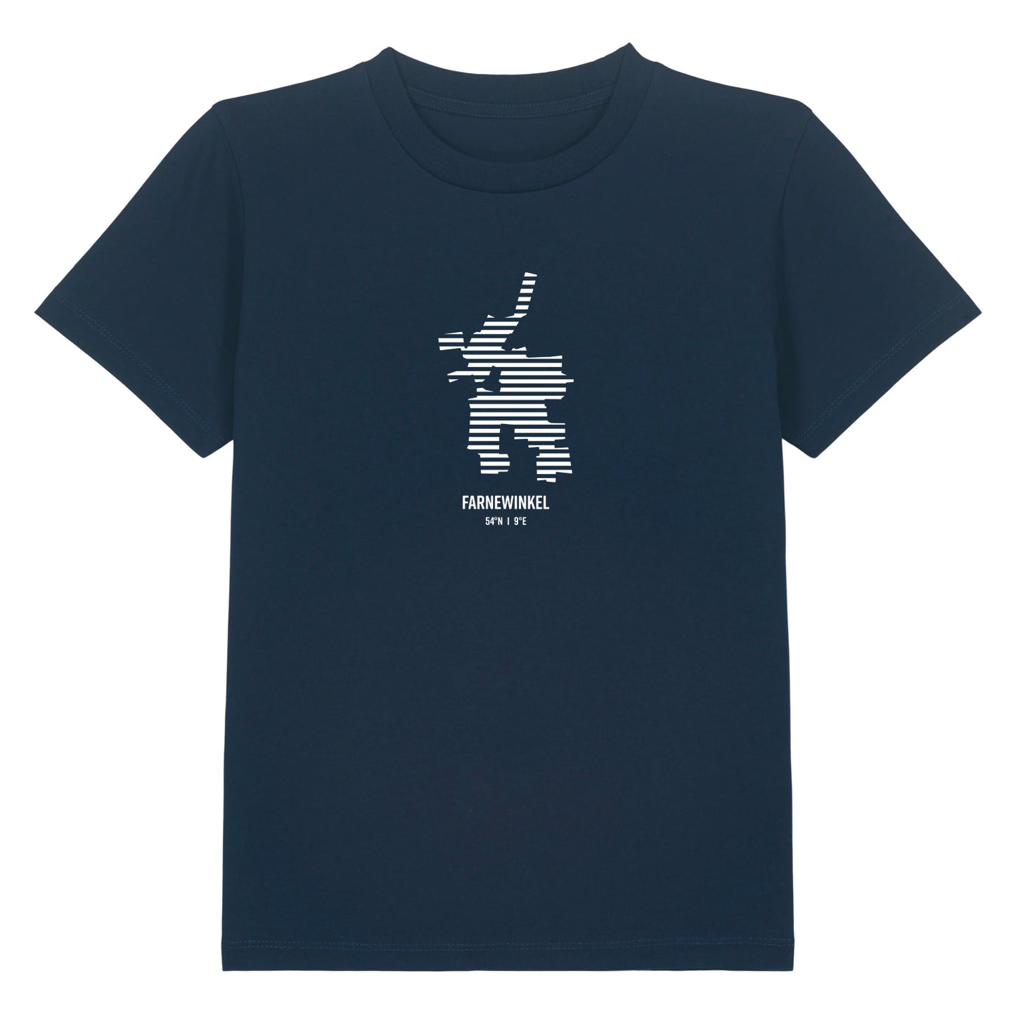 T-Shirt (Kinder) Nindorf Farnewinkel Streifen Weiß