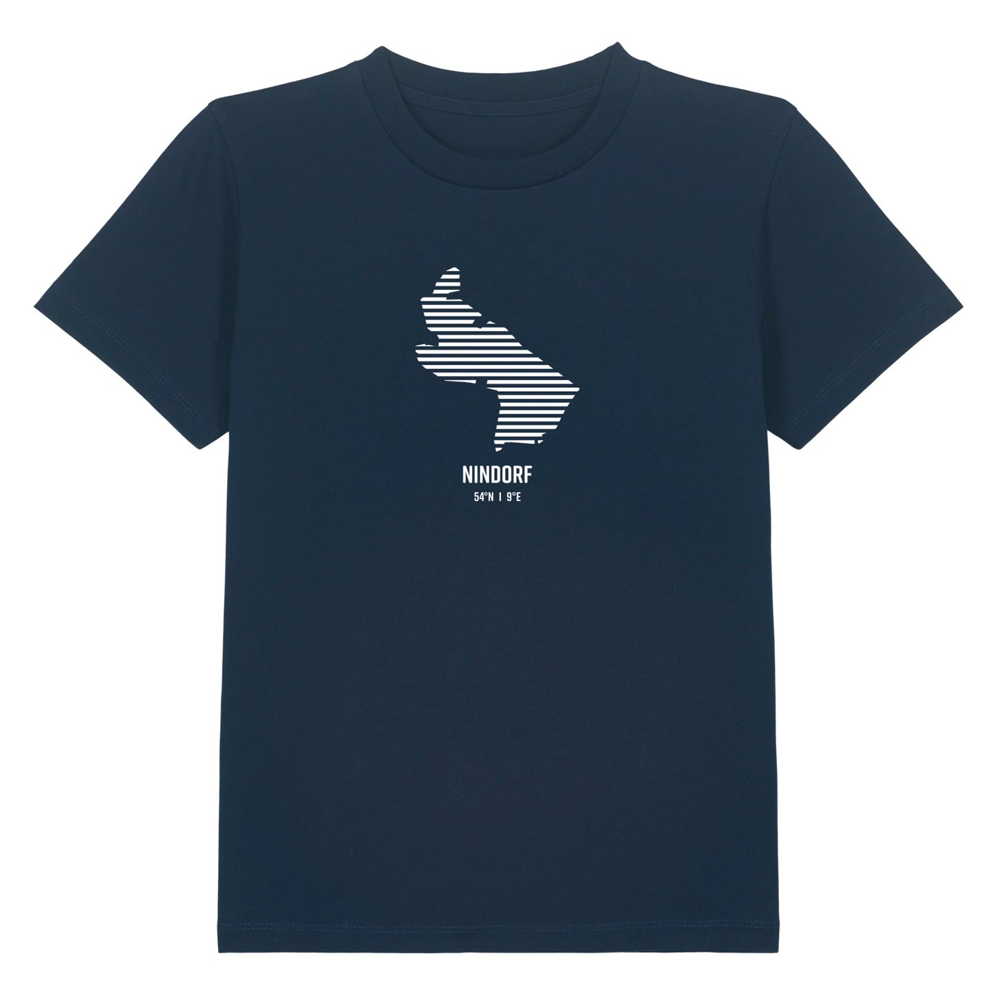 T-Shirt (Kinder) Nindorf Streifen Weiß