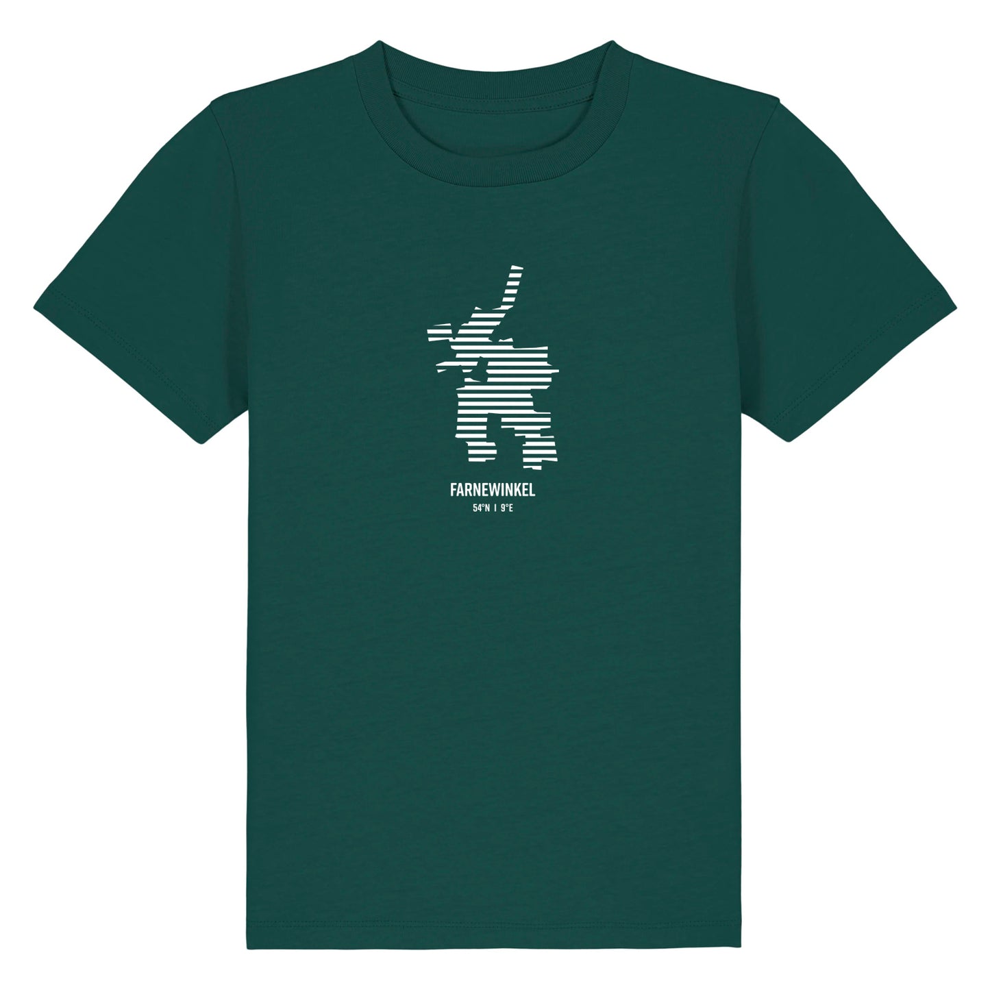 T-Shirt (Kinder) Nindorf Farnewinkel Streifen Weiß