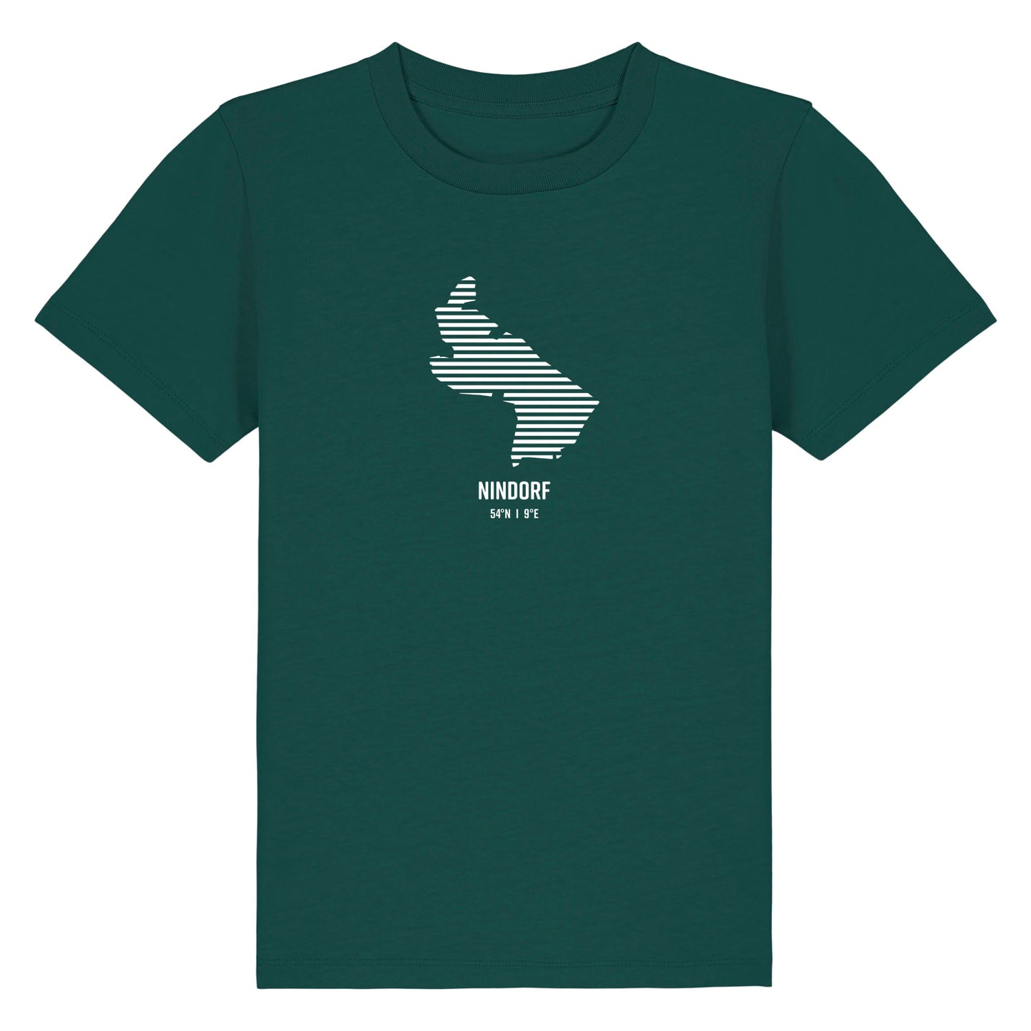 T-Shirt (Kinder) Nindorf Streifen Weiß