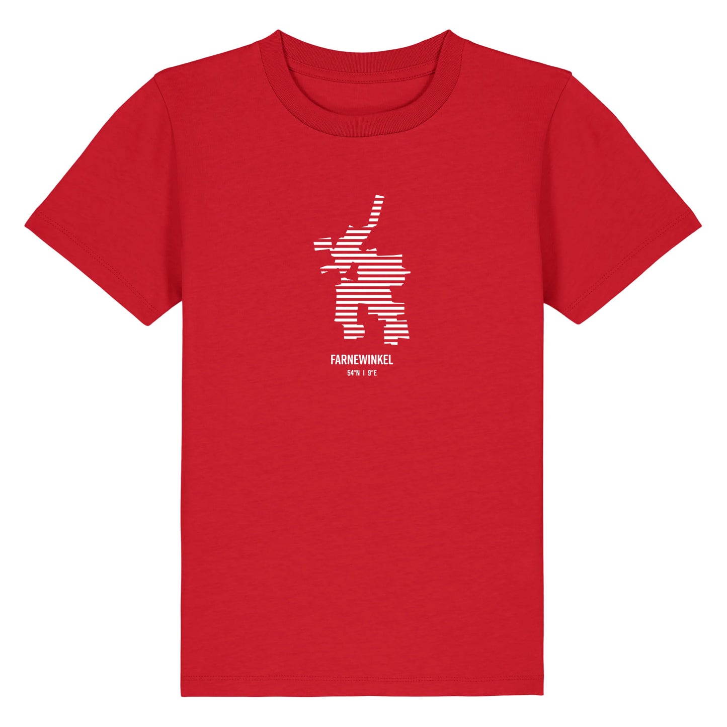 T-Shirt (Kinder) Nindorf Farnewinkel Streifen Weiß