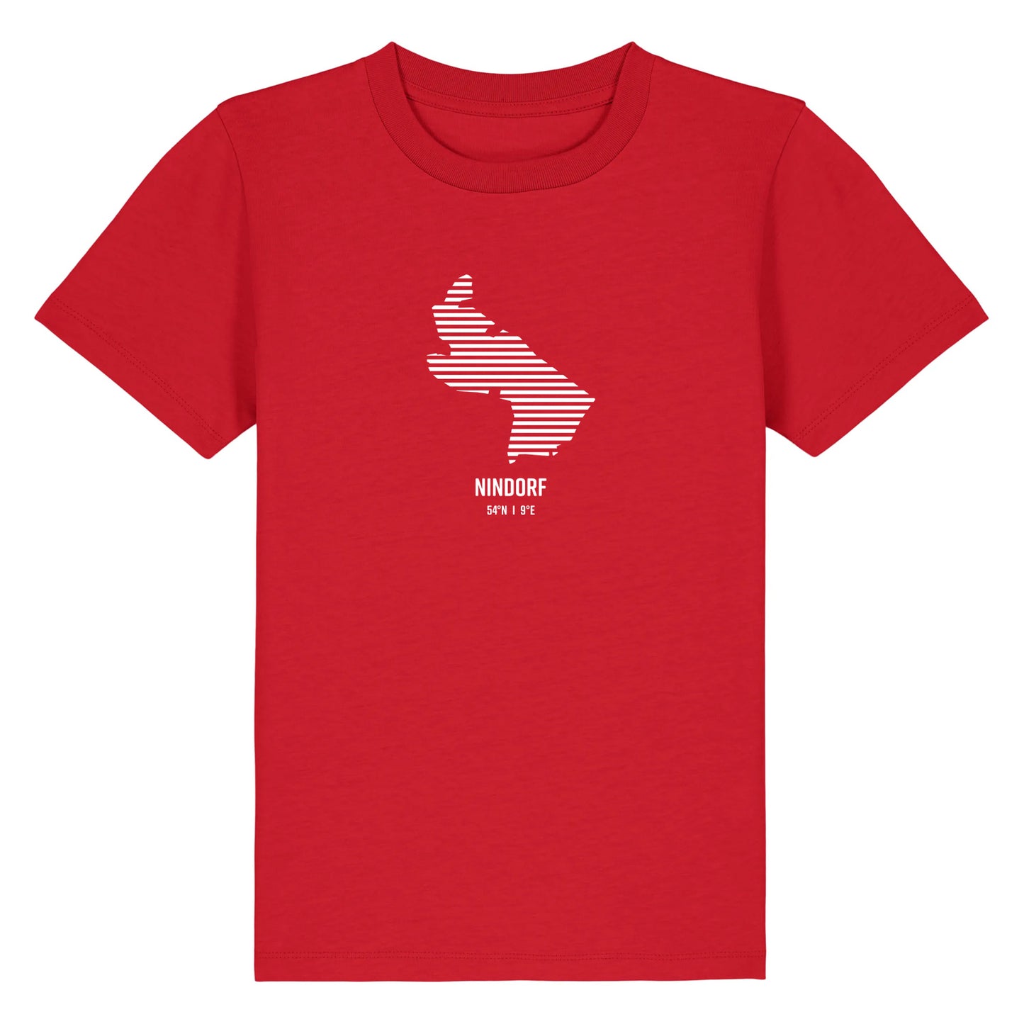 T-Shirt (Kinder) Nindorf Streifen Weiß