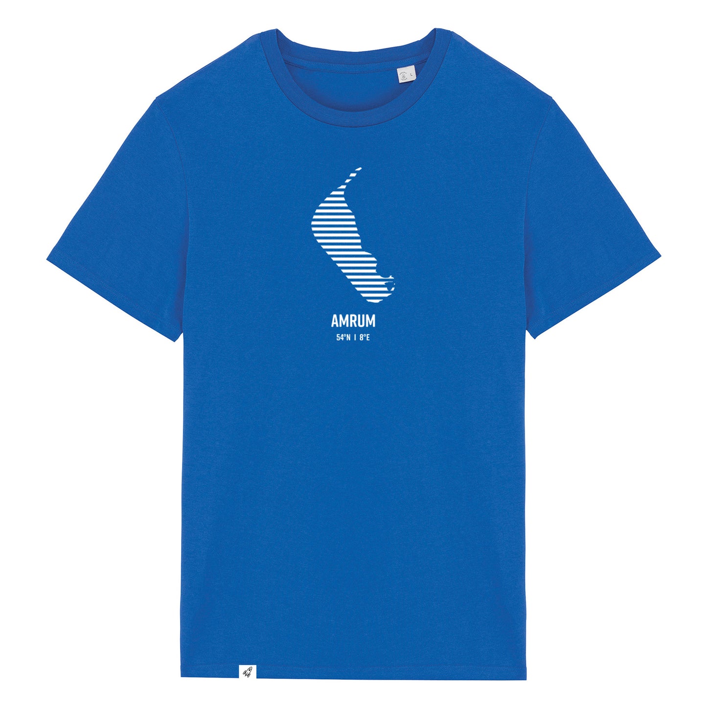 T-Shirt (Unisex / SCHMAL) Amrum Streifen weiß