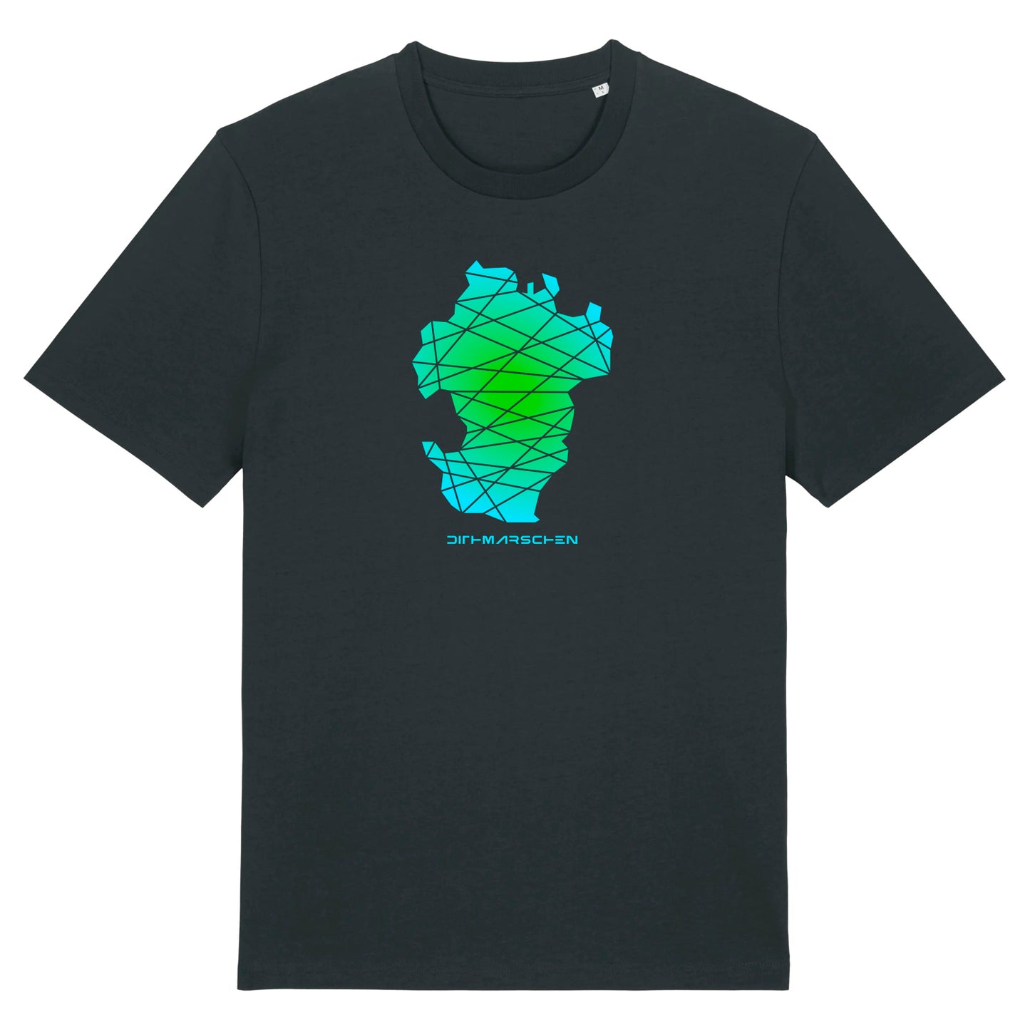 T-Shirt (Unisex / WEIT) Dithmarschen Space #1 Blau-Grün