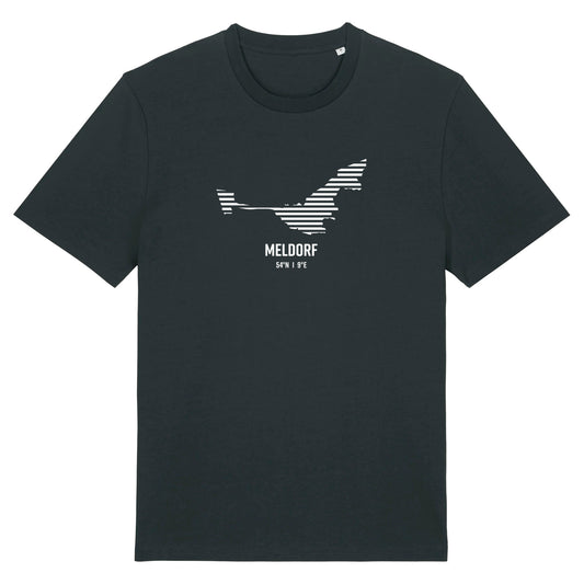 T-Shirt (Unisex / WEIT) Meldorf Streifen weiß