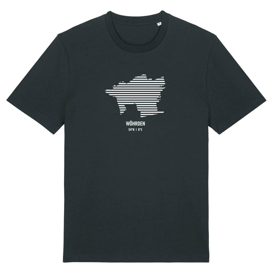 T-Shirt (Unisex / WEIT) Wöhrden Streifen weiß