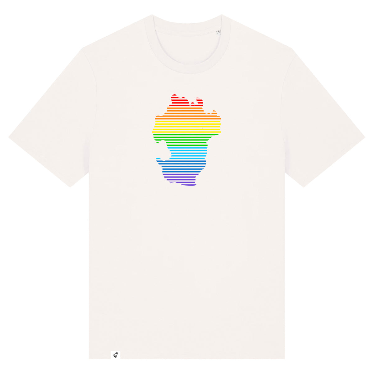 T-Shirt (Unisex) Dithmarschen Streifen Regenbogen