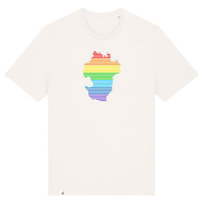 T-Shirt (Unisex) Dithmarschen Streifen Regenbogen