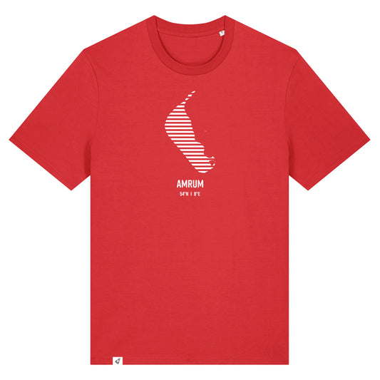 T-Shirt (Unisex / NORMAL) Amrum Streifen weiß