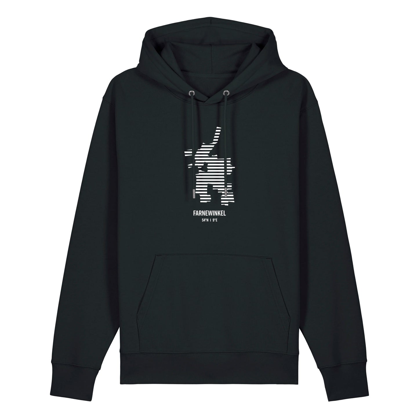 Hoodie (Unisex / WEIT) Nindorf Farnewinkel Streifen weiß