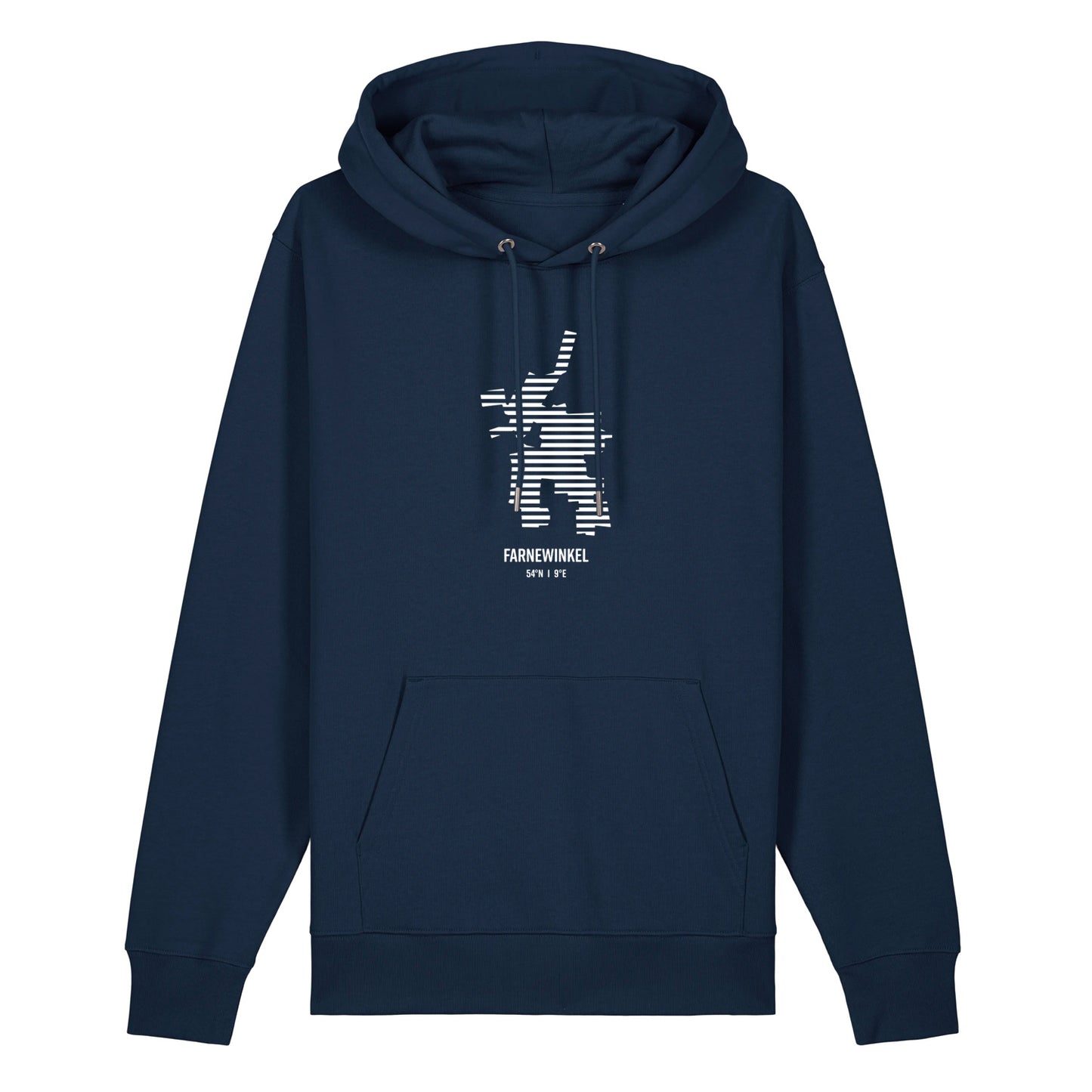 Hoodie (Unisex / WEIT) Nindorf Farnewinkel Streifen weiß