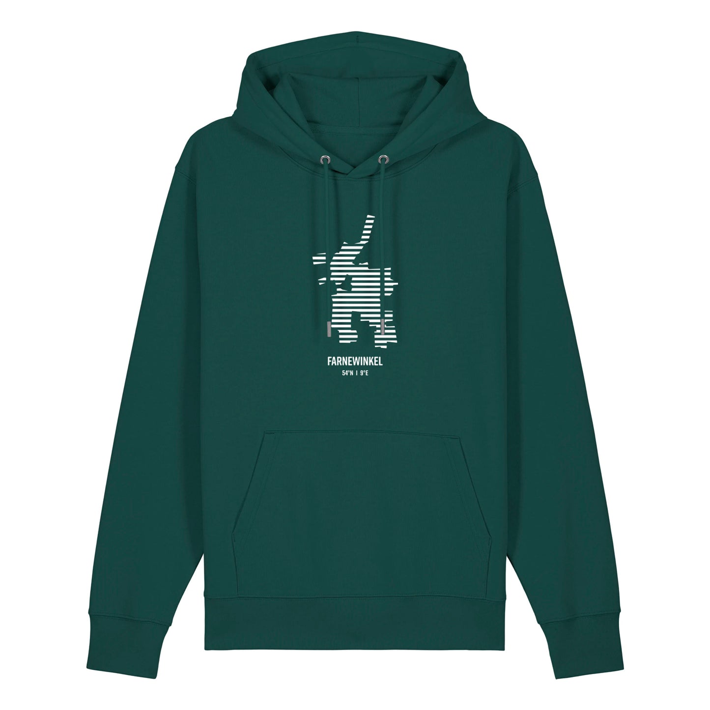 Hoodie (Unisex / WEIT) Nindorf Farnewinkel Streifen weiß