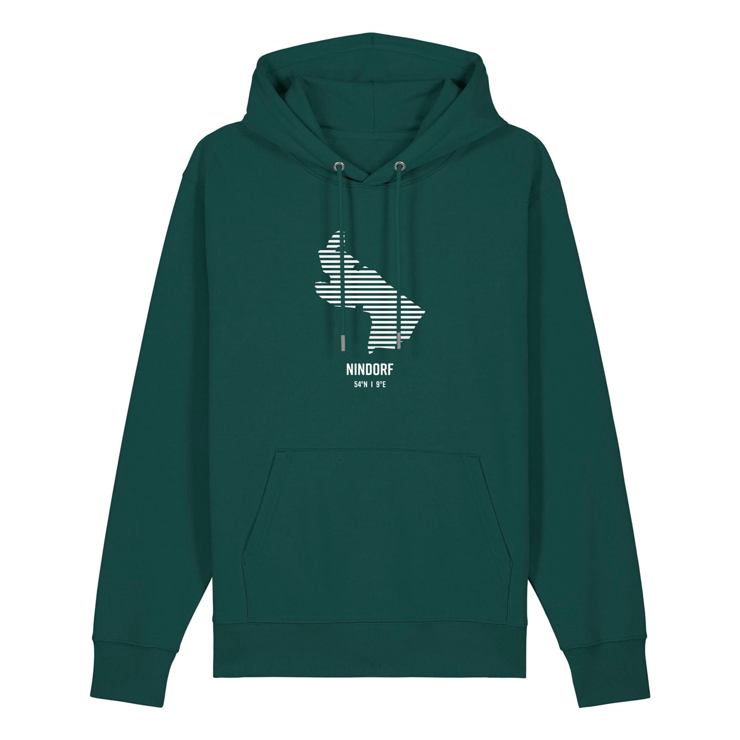 Hoodie (Unisex / WEIT) Nindorf Streifen weiß