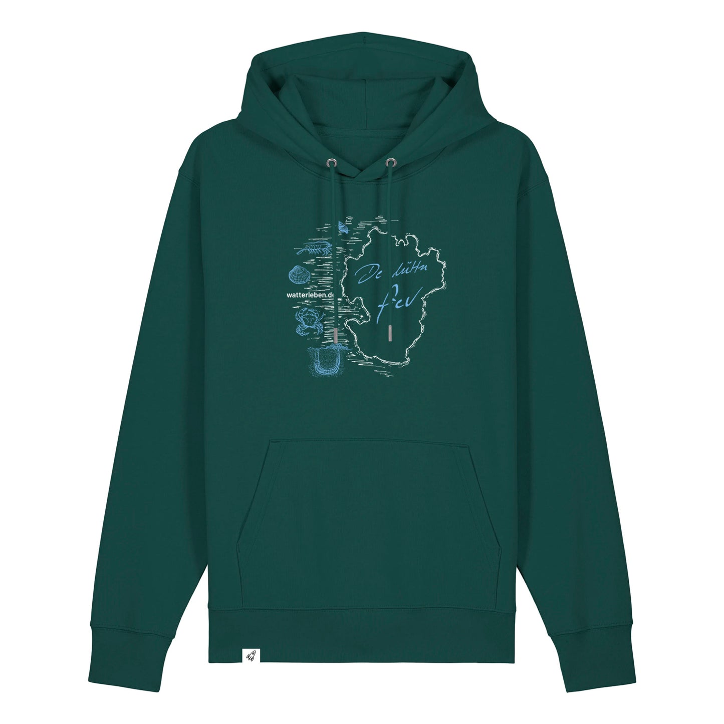 Hoodie (Unisex / NORMAL) watterleben.de - De lüttn fiev