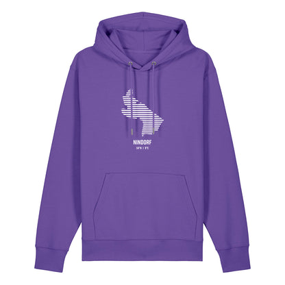 Hoodie (Unisex / WEIT) Nindorf Streifen weiß