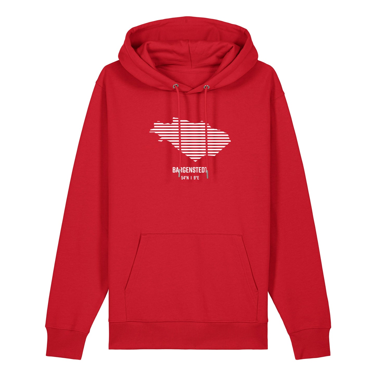 Hoodie (Unisex / WEIT) Bargenstedt Streifen weiß