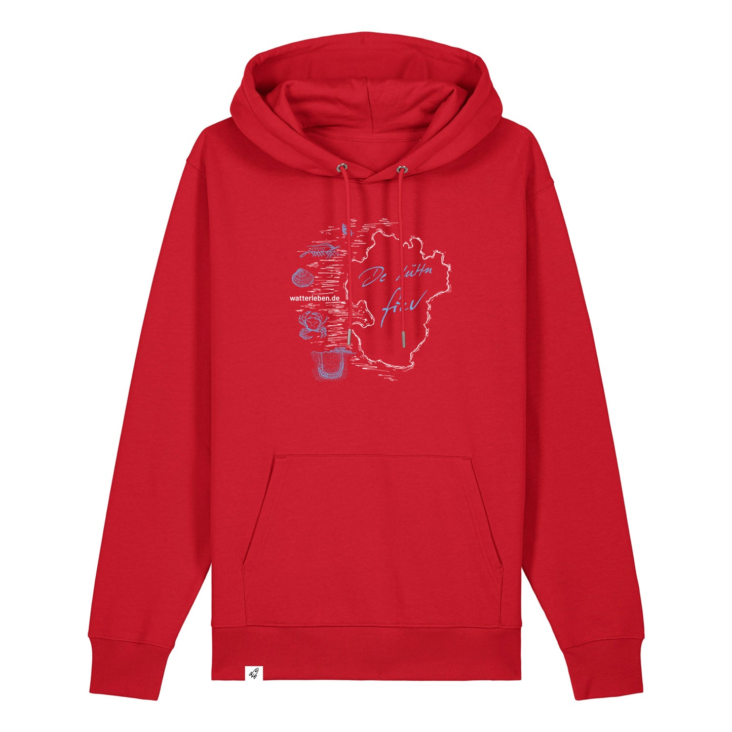 Hoodie (Unisex / NORMAL) watterleben.de - De lüttn fiev