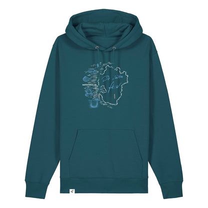 Hoodie (Unisex / NORMAL) watterleben.de - De lüttn fiev