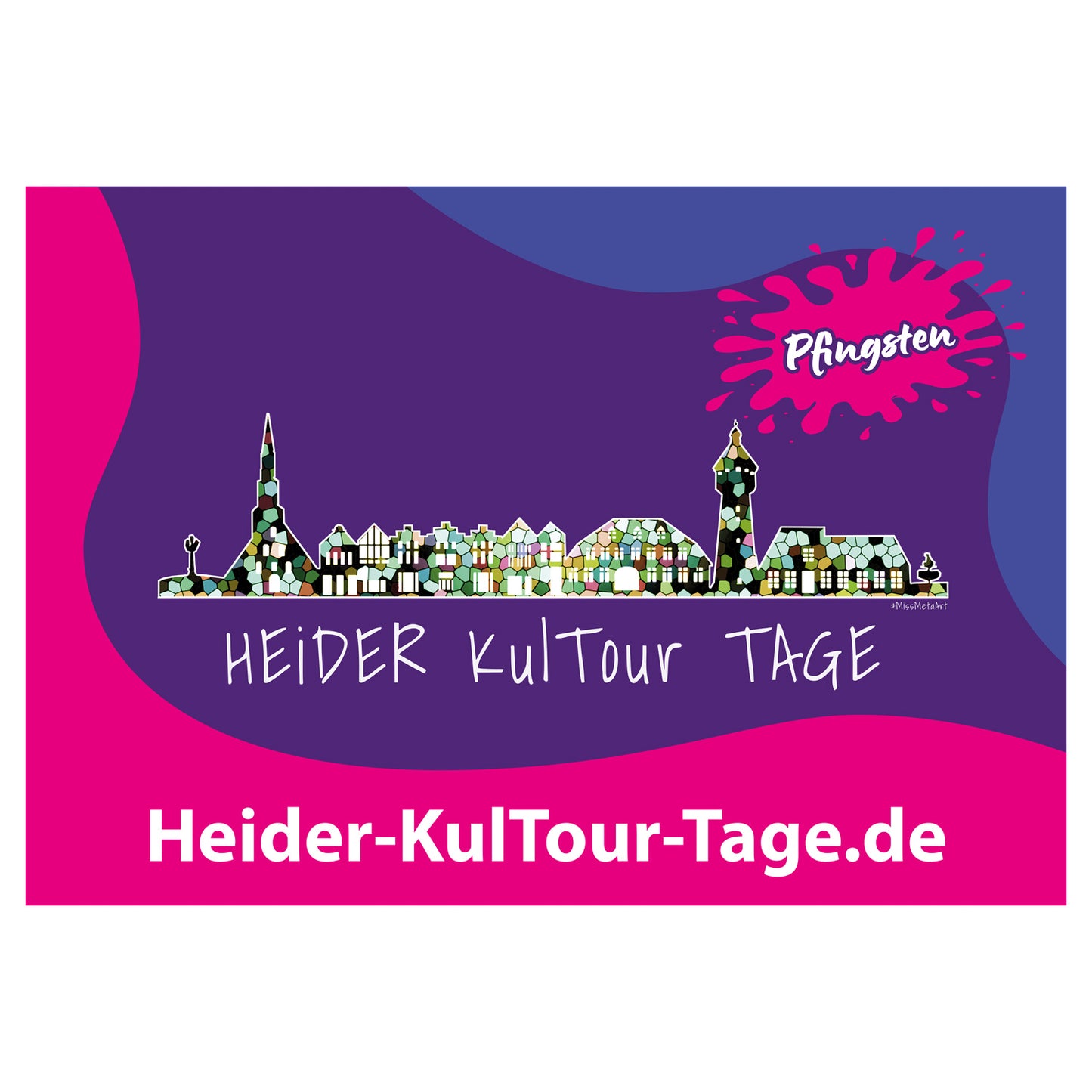 Flagge Heider KulTour Tage (Standard)
