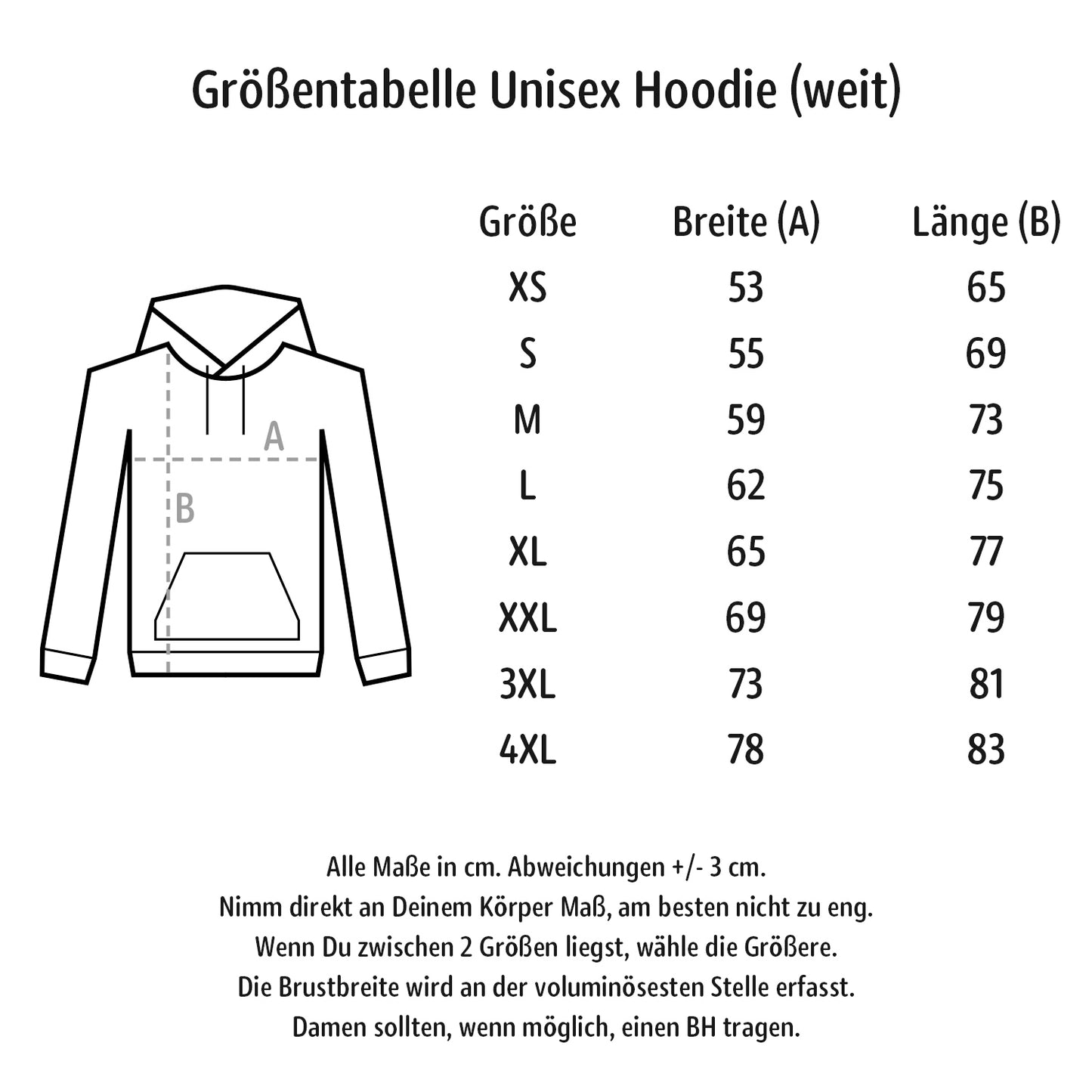 Hoodie (Unisex / WEIT) Dithmarschen Streifen weiß