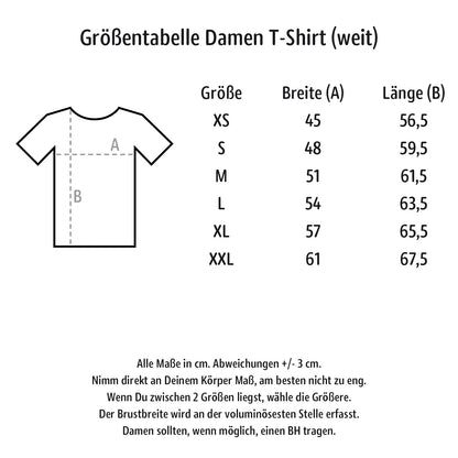 T-Shirt (Damen / WEIT) Dithmarschen Streifen Regenbogen