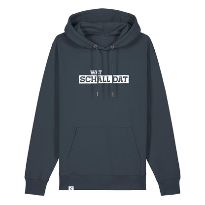 Hoodie in Grau mit dem Spruch Wat schall dat.