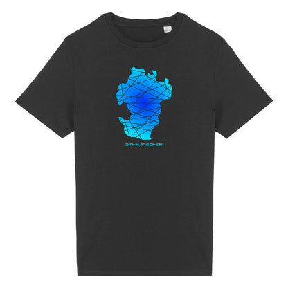 T-Shirt (Unisex / SCHMAL) Dithmarschen Space #1 Blau-Blau