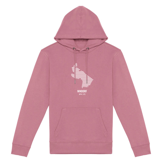 Hoodie (Unisex / SCHMAL) Nindorf Streifen weiß